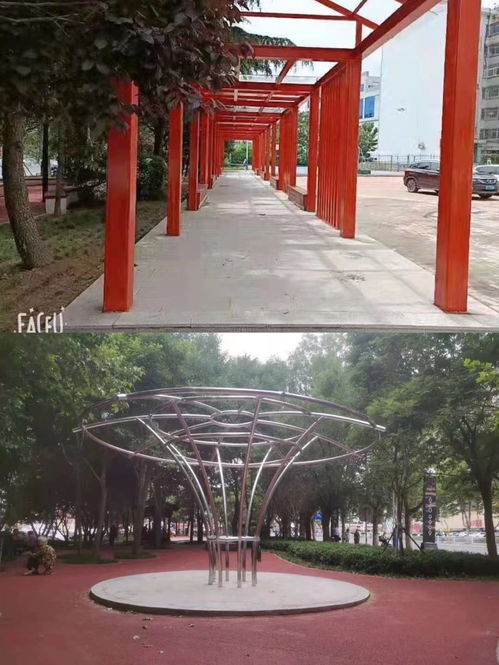 園林綠化工程隊(duì)為民辦實(shí)事 家門口的小公園 裝著大大的幸福